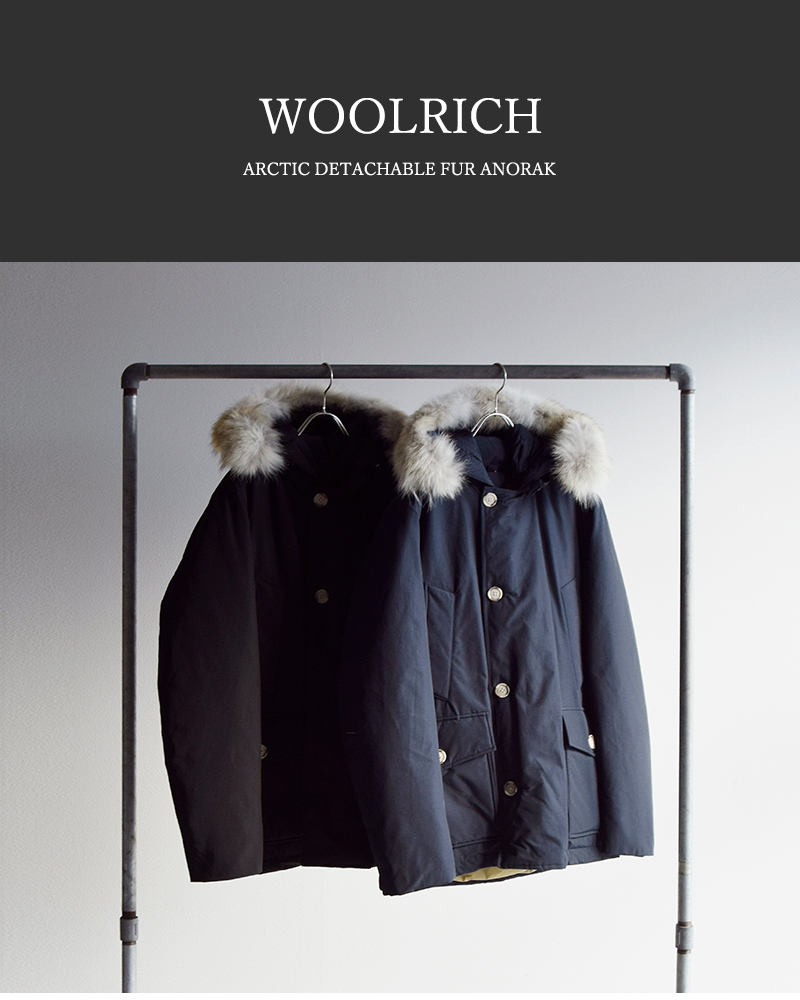 WOOLRICH(ウールリッチ)撥水アークティックデタッチャブルファーアノラックパーカ“ARCTICDETACHABLEFURANORAK”woou0484