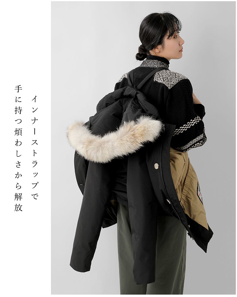 WOOLRICH(ウールリッチ)撥水アークティックデタッチャブルファーアノラックパーカ“ARCTICDETACHABLEFURANORAK”woou0484