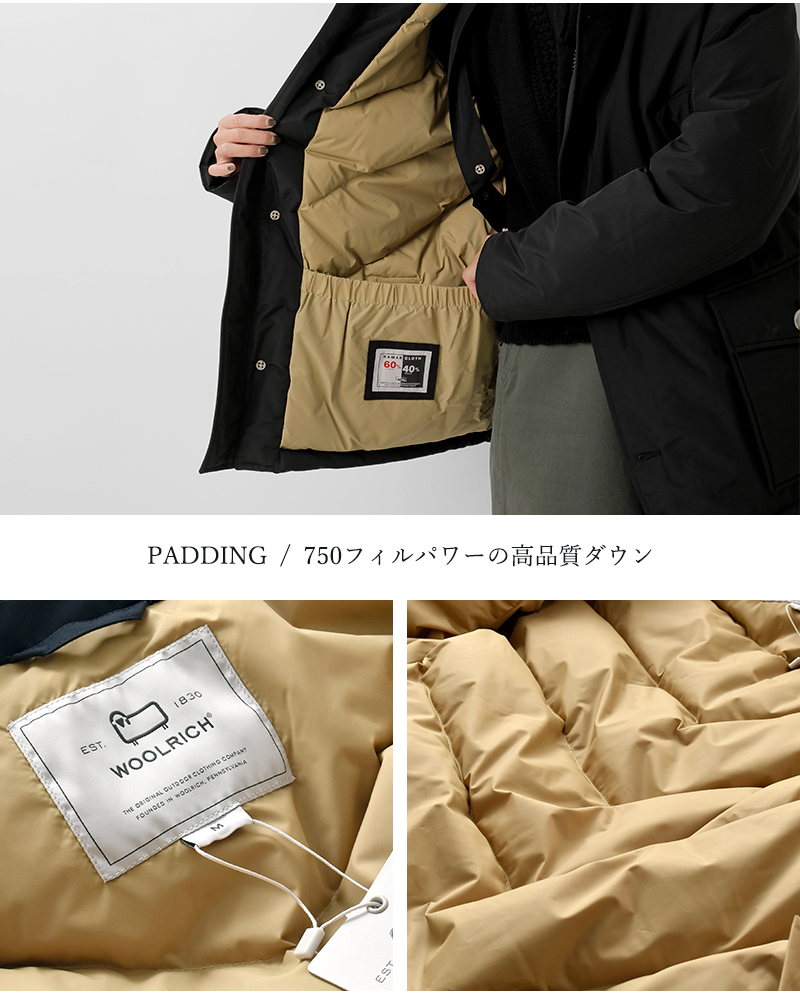 WOOLRICH(ウールリッチ)撥水アークティックデタッチャブルファーアノラックパーカ“ARCTICDETACHABLEFURANORAK”woou0484