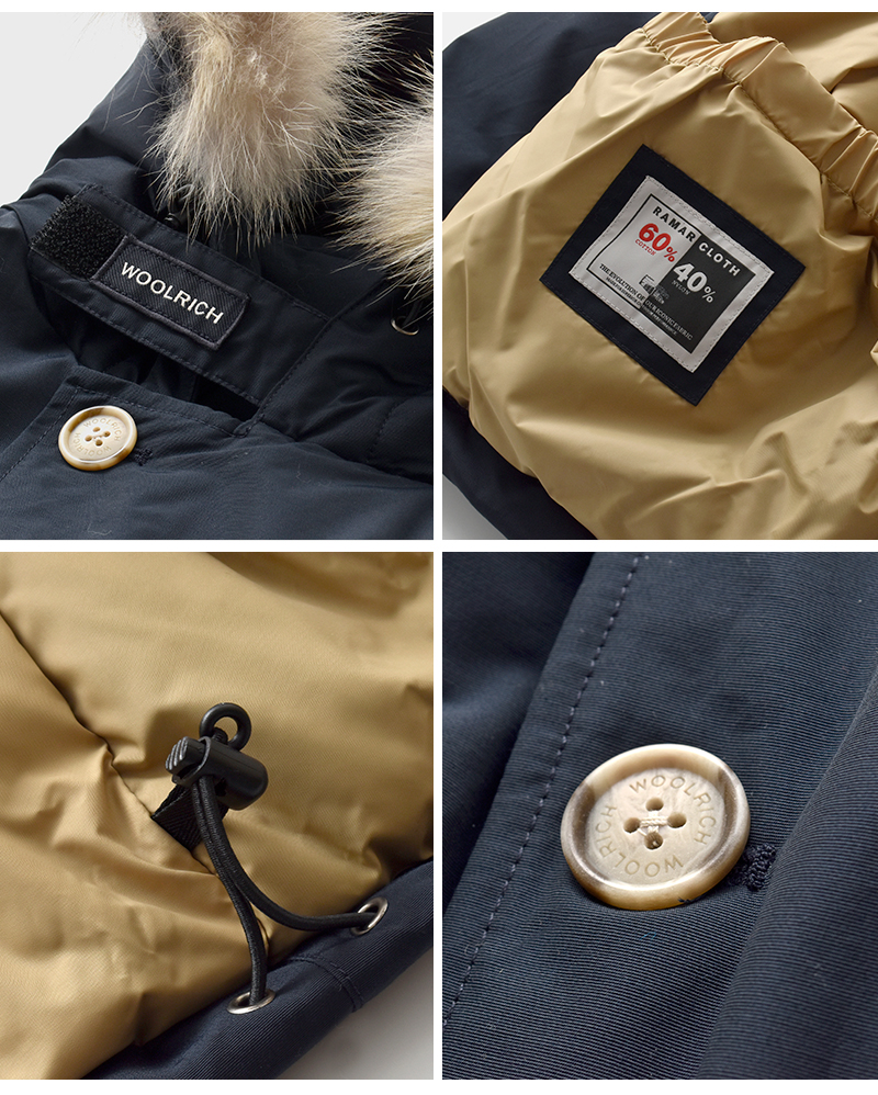 WOOLRICH(ウールリッチ)撥水アークティックデタッチャブルファーアノラックパーカ“ARCTICDETACHABLEFURANORAK”woou0484