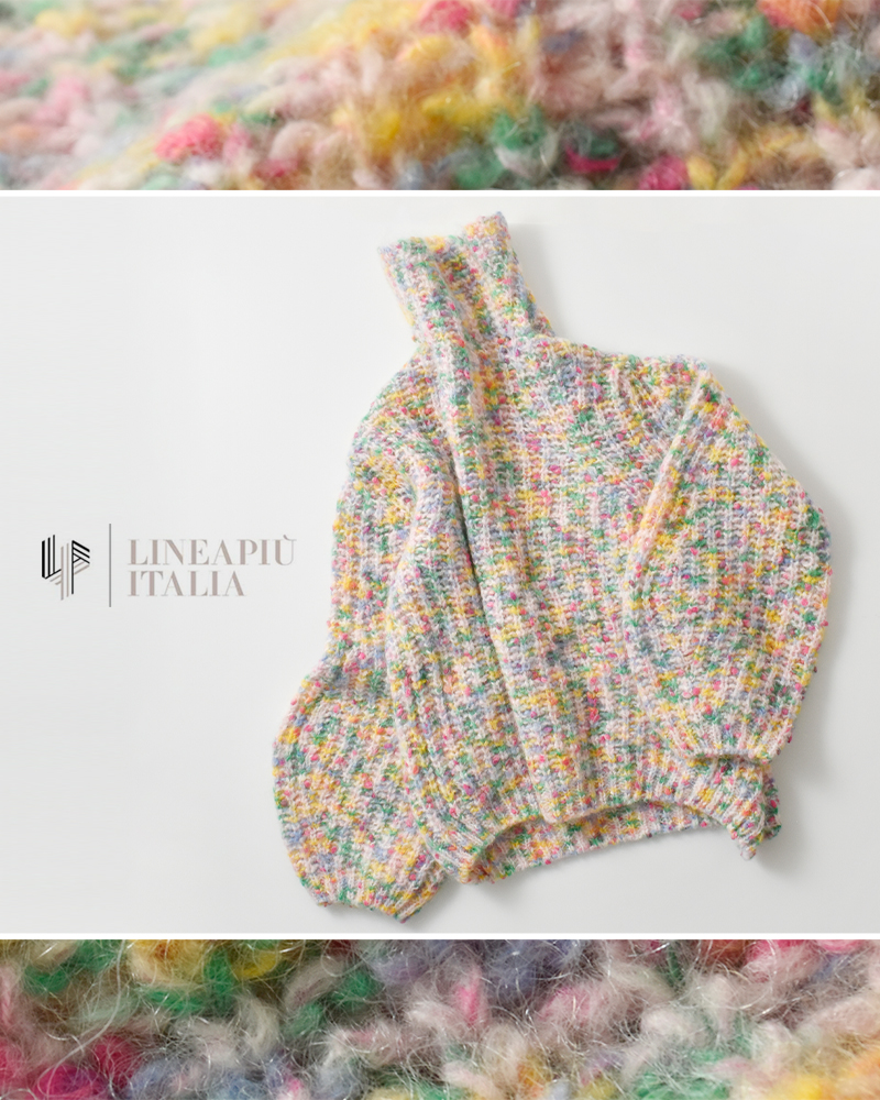 unfil(アンフィル)スーパーキッドモヘアコットンハイネックニットプルオーバー“superkidmohair＆cottonnepyarnribbed-knithigh-neckP/O”wvfl-uw112