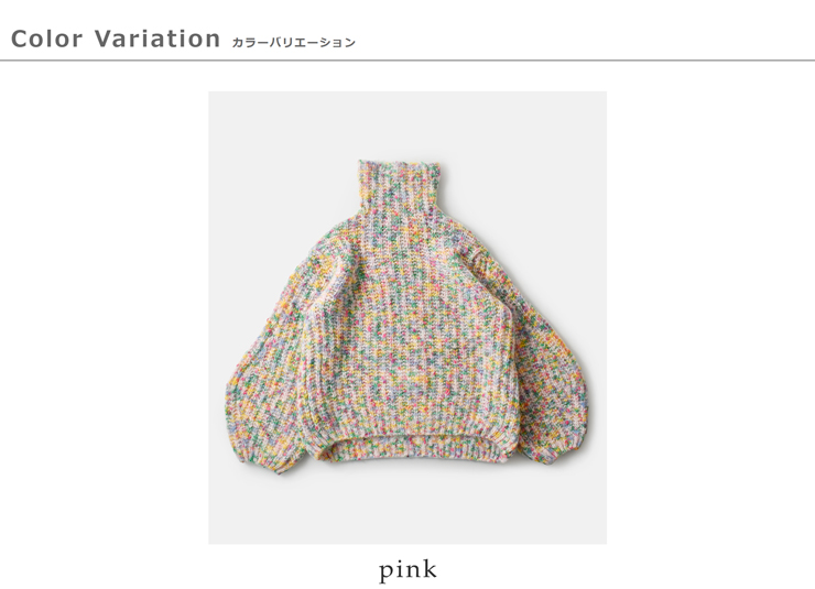 unfil(アンフィル)スーパーキッドモヘアコットンハイネックニットプルオーバー“superkidmohair＆cottonnepyarnribbed-knithigh-neckP/O”wvfl-uw112