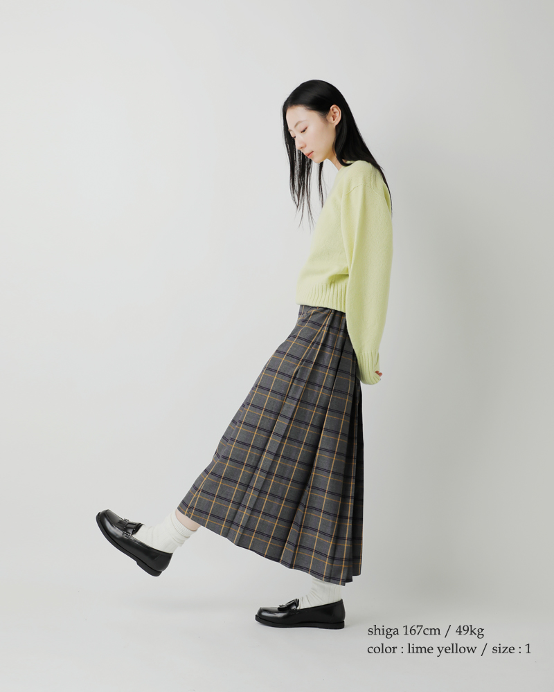 unfil(アンフィル)ファインラムウールクルーネックプルオーバー“finelambswoolcrew-neckP/O”wvfl-uw117