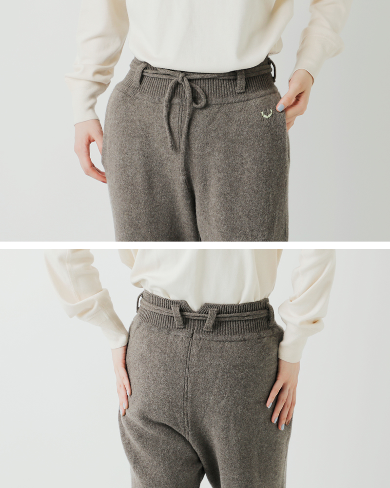 unfil(アンフィル)ファインラムウールベルトパンツ“finelambswoolbeltedpants”wvfl-uw119