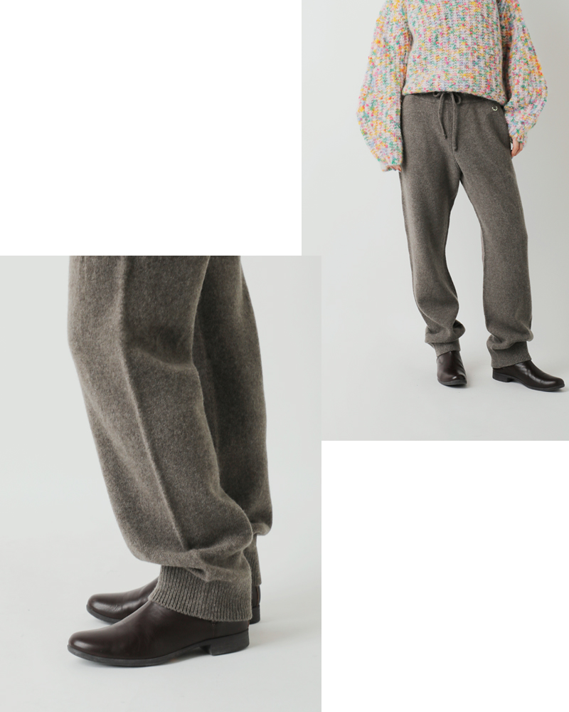 unfil(アンフィル)ファインラムウールベルトパンツ“finelambswoolbeltedpants”wvfl-uw119
