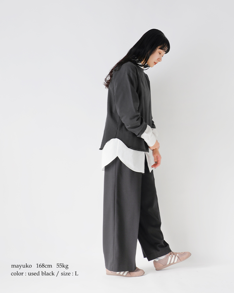 WALLA WALLA SPORTS(ワラワラスポーツ)裏毛ルーズベースボール長袖スウェットシャツ“WSLOOSEBASEBALLSWEAT”ww130081-sr