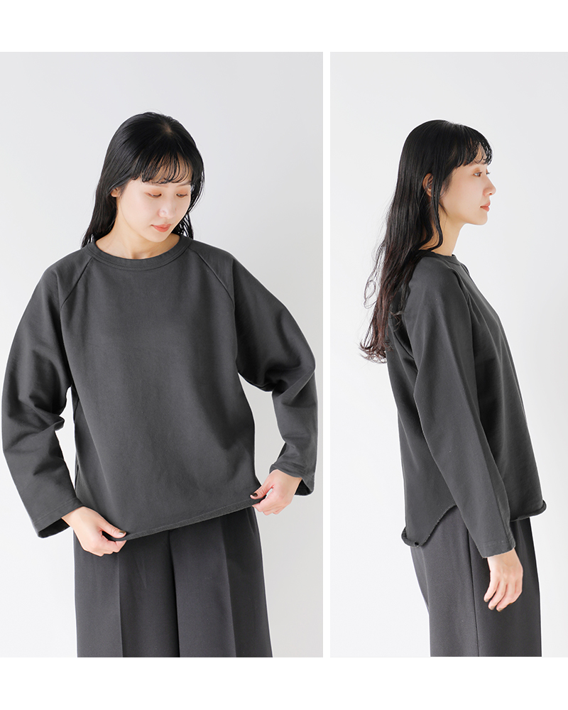 WALLA WALLA SPORTS(ワラワラスポーツ)裏毛ルーズベースボール長袖スウェットシャツ“WSLOOSEBASEBALLSWEAT”ww130081-sr