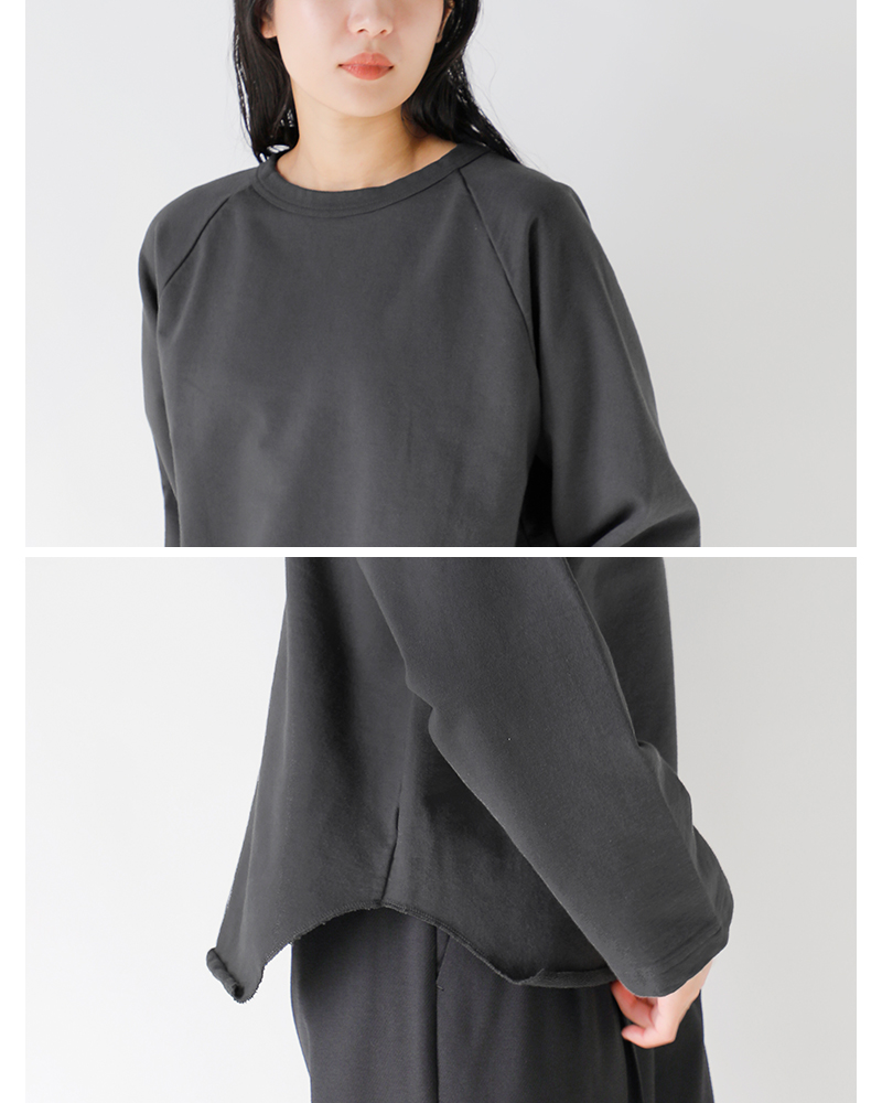 WALLA WALLA SPORTS(ワラワラスポーツ)裏毛ルーズベースボール長袖スウェットシャツ“WSLOOSEBASEBALLSWEAT”ww130081-sr