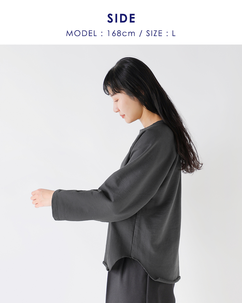 WALLA WALLA SPORTS(ワラワラスポーツ)裏毛ルーズベースボール長袖スウェットシャツ“WSLOOSEBASEBALLSWEAT”ww130081-sr