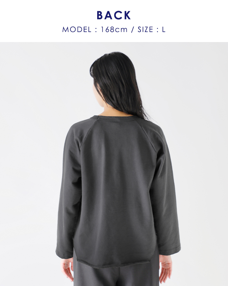 WALLA WALLA SPORTS(ワラワラスポーツ)裏毛ルーズベースボール長袖スウェットシャツ“WSLOOSEBASEBALLSWEAT”ww130081-sr