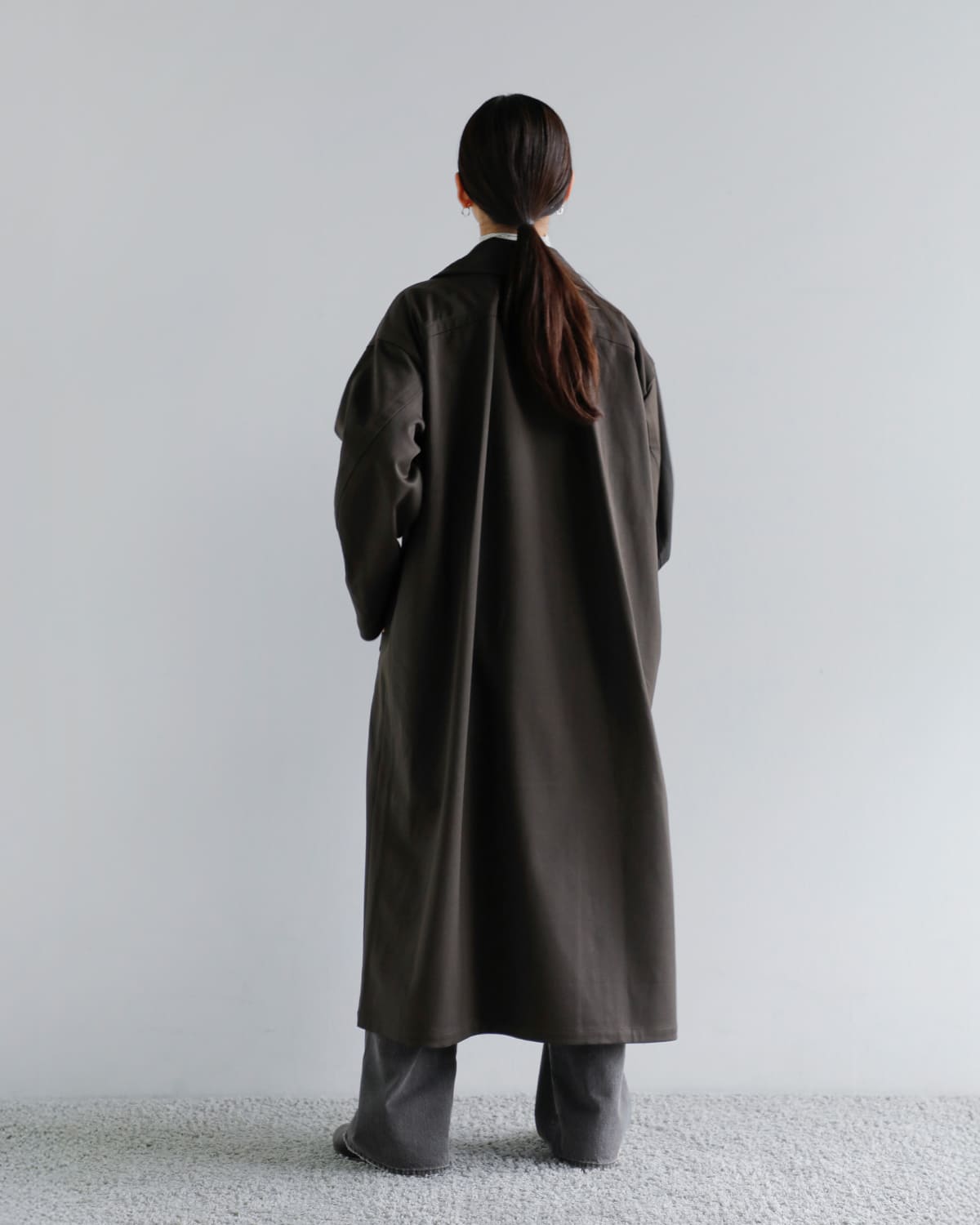 YENN(イエン)タックデザインマキシコート “TUCK DESIGN MAXI CT” y253-71088