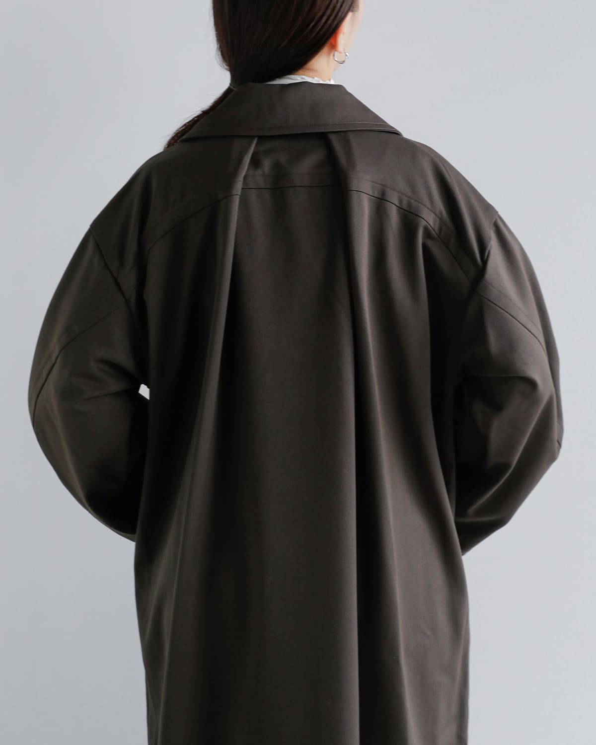 YENN(イエン)タックデザインマキシコート “TUCK DESIGN MAXI CT” y253-71088