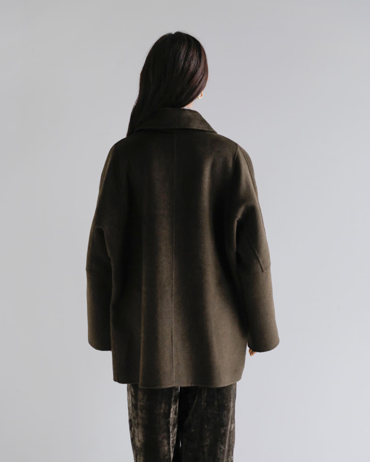 YENN(イエン)ダブルフェイスピーコート “DOUBLE FACE PEA COAT” y253-71090