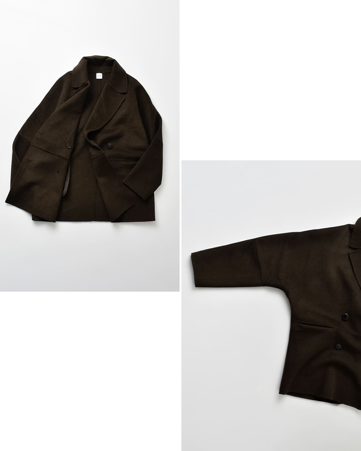 YENN(イエン)ダブルフェイスピーコート “DOUBLE FACE PEA COAT” y253-71090