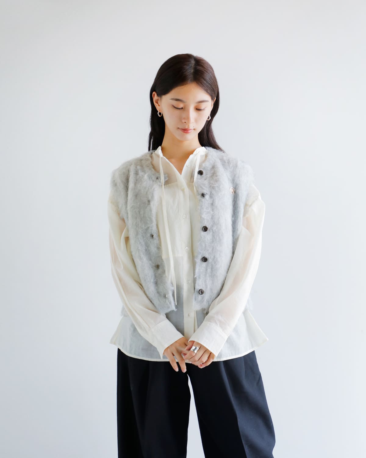 YENN イエン フラッフィー ベスト “FLUFFY VEST” y253-91095-ms