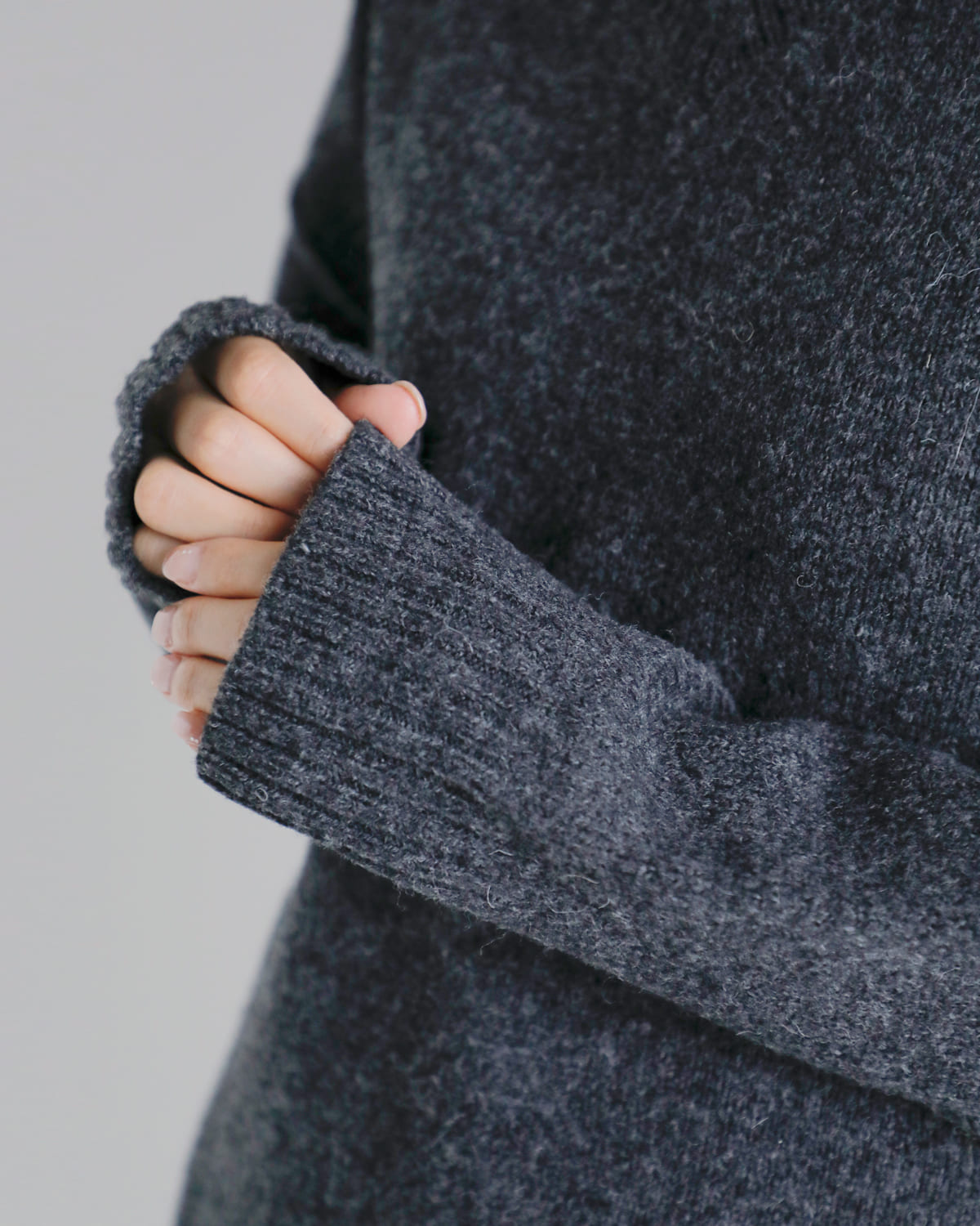 YENN(イエン)ウォッシャブルウールVネックプルオーバー “WASHABLE WOOL VN PO” y254-91118