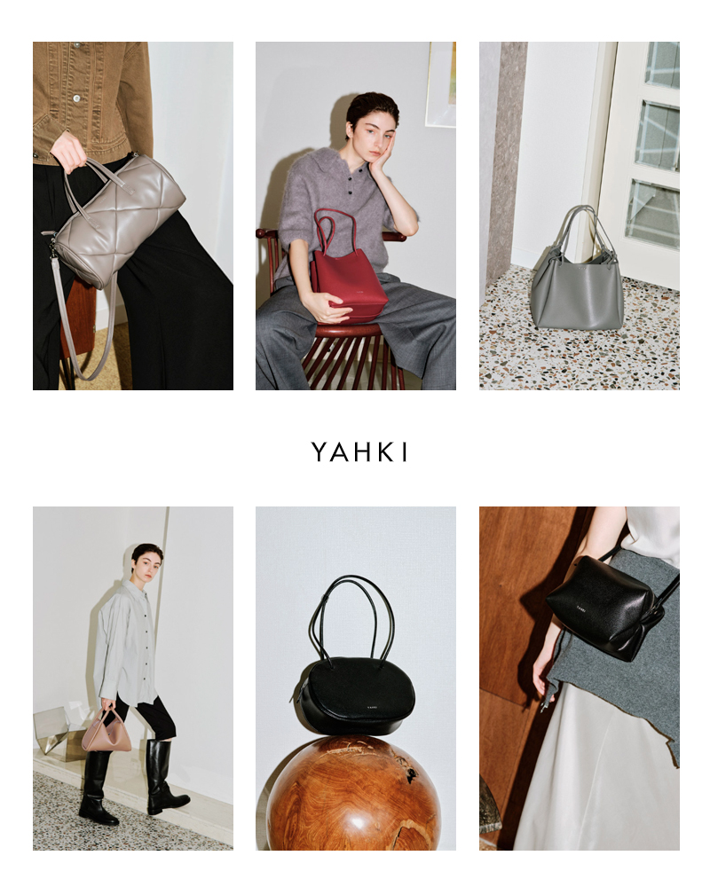 YAHKI ヤーキ シュリンクソフト Wフェイスレザー スクエア
