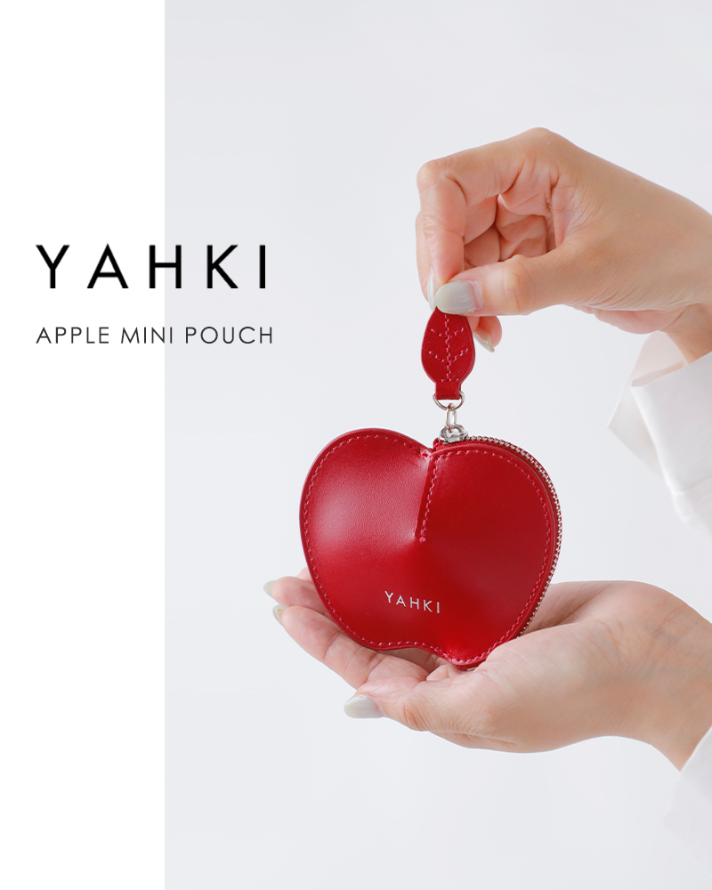 YAHKI(ヤーキ)スムースレザーアップルミニポーチyh-725