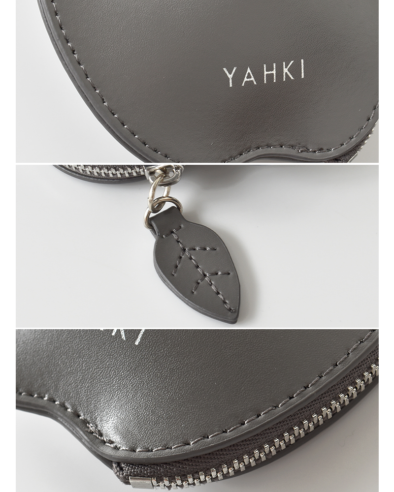 YAHKI(ヤーキ)スムースレザーアップルミニポーチyh-725