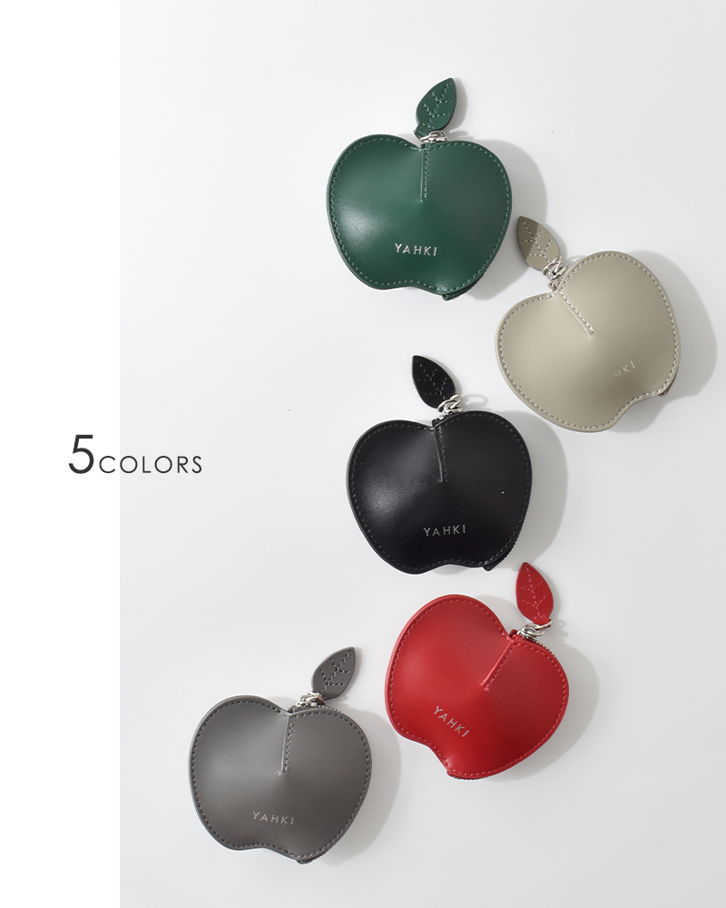 YAHKI(ヤーキ)スムースレザーアップルミニポーチyh-725