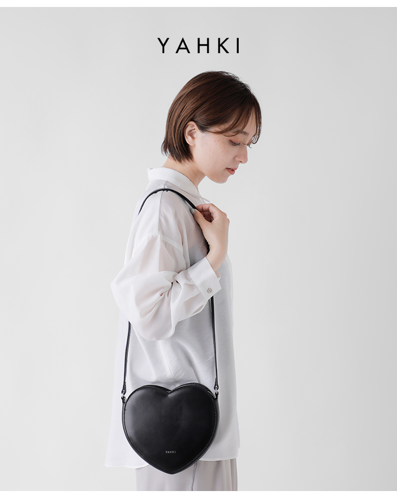 YAHKI(ヤーキ)Wフェイスレザーハートショルダーバッグyh-732