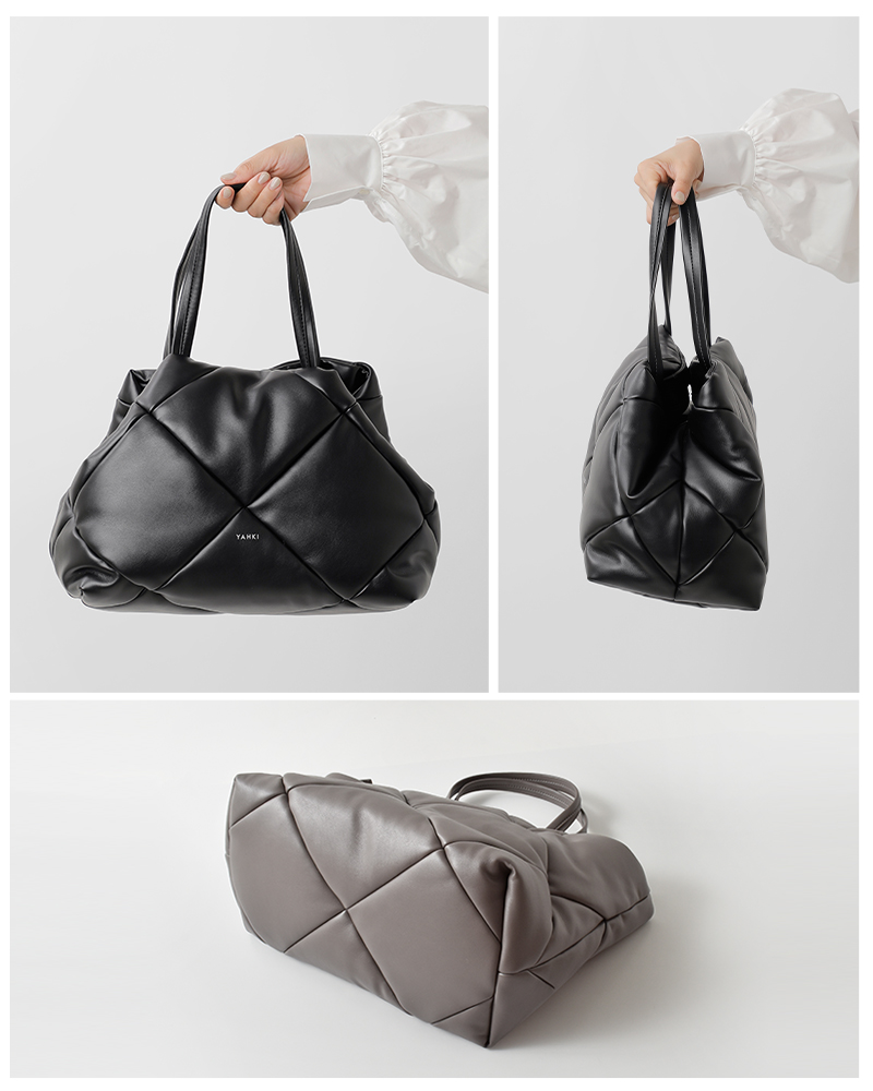YAHKI(ヤーキ)シンセティックレザー2wayトートバッグyh-747