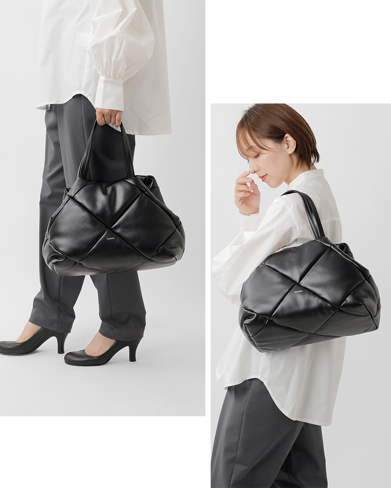 YAHKI(ヤーキ)シンセティックレザー2wayトートバッグyh-747