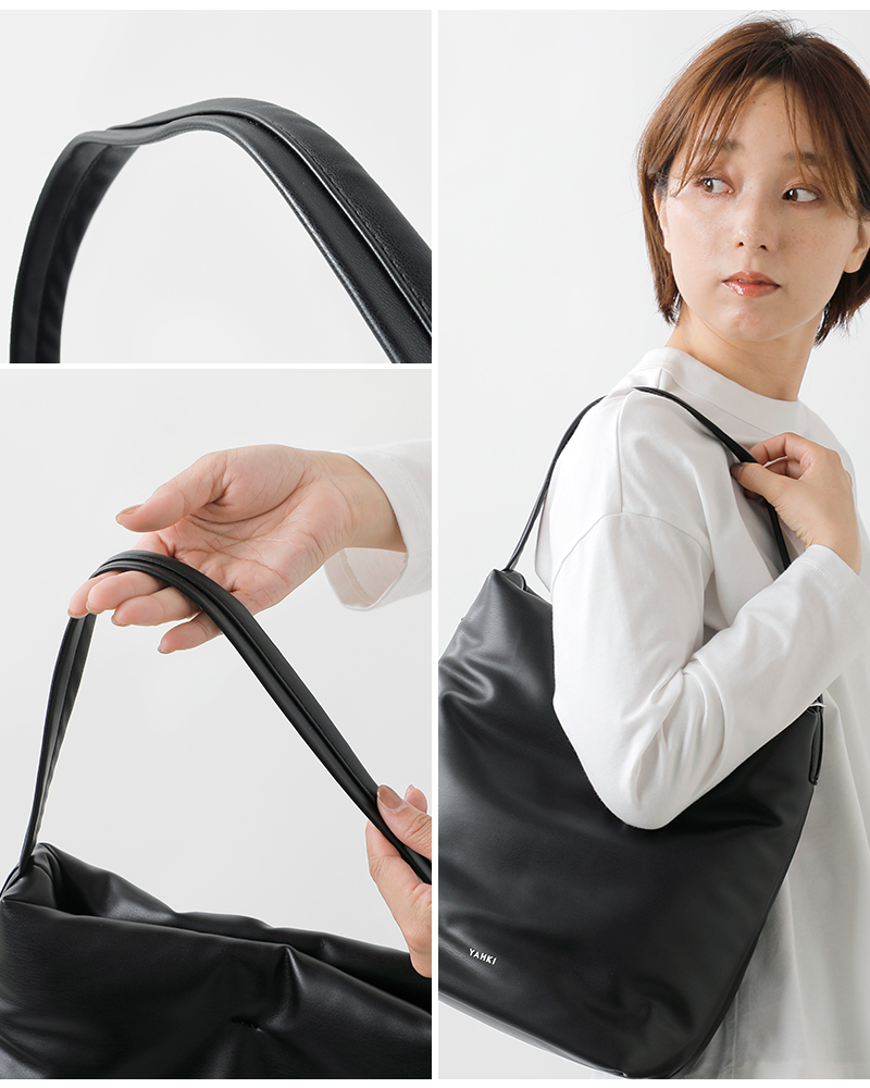 YAHKI(ヤーキ)シンセティックレザートートバッグyh-758