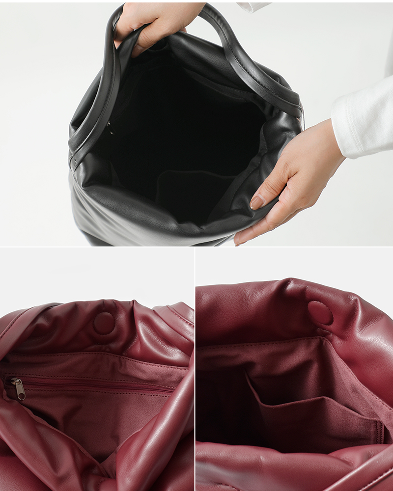 YAHKI(ヤーキ)シンセティックレザートートバッグyh-758