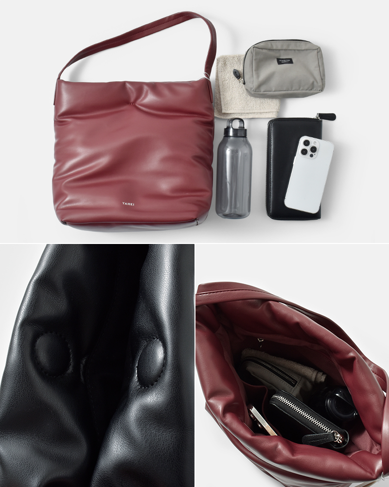 YAHKI(ヤーキ)シンセティックレザートートバッグyh-758
