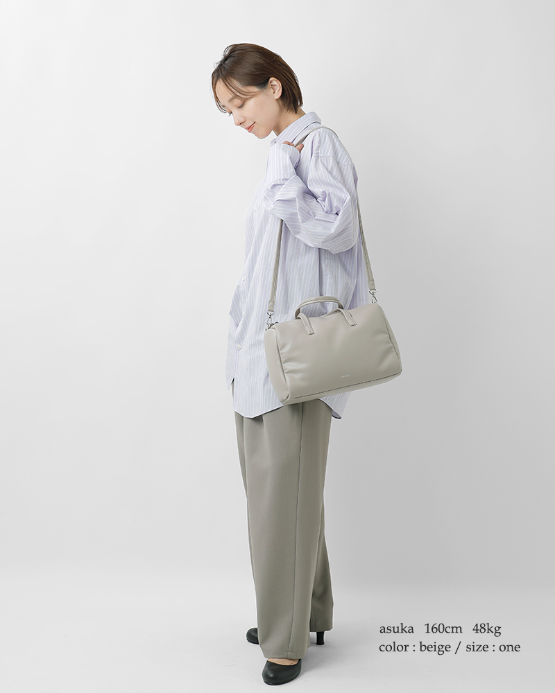 YAHKI(ヤーキ)シンセティックレザースクエアボストンバッグyh-759