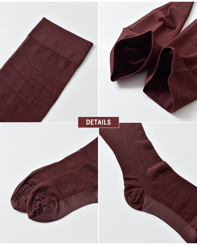 MAEE(マエエ)ナイロンシアー着圧ソックスnylonsheersocks