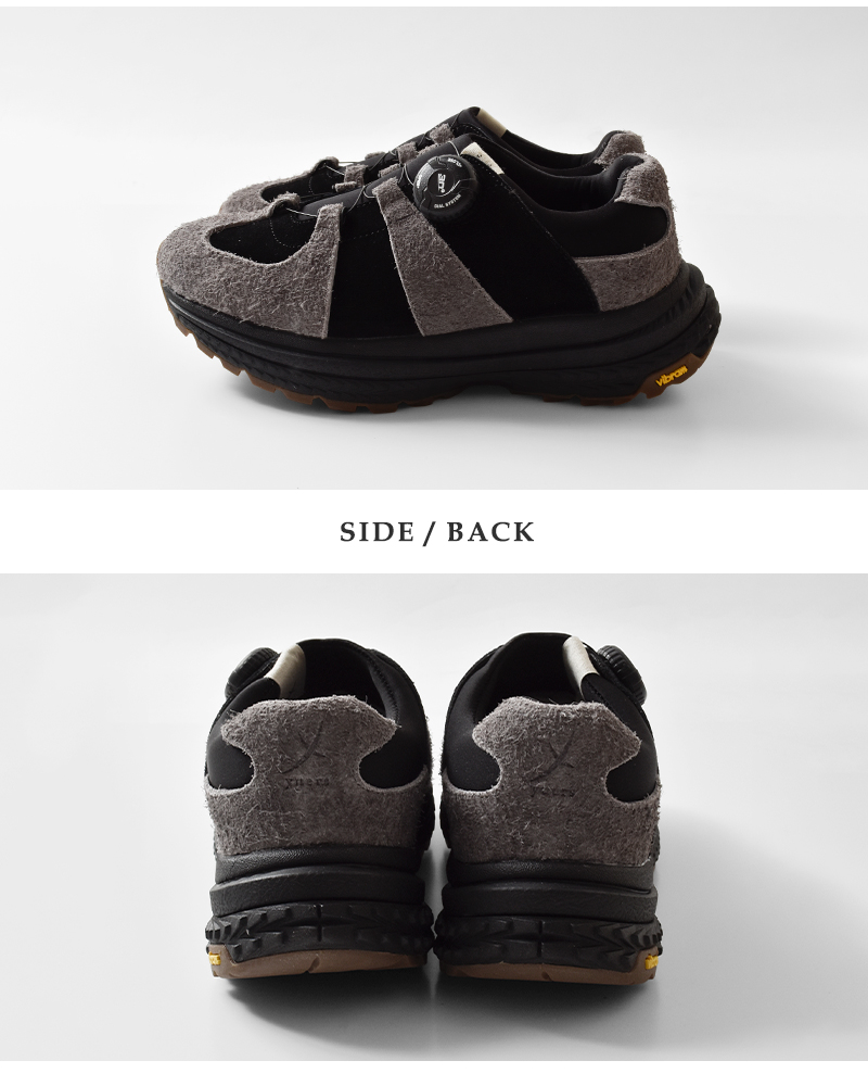 yuers(ユアーズ)カウレザーフリーロックビブラムソールモックシューズ“LOOMER”yu25c006