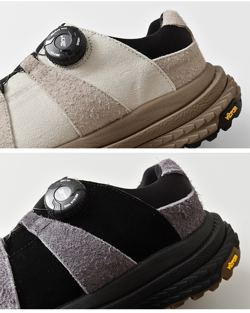 yuers(ユアーズ)カウレザーフリーロックビブラムソールモックシューズ“LOOMER”yu25c006