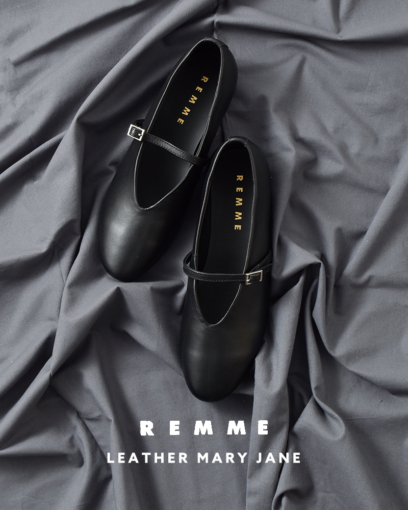 REMME レメ シープレザー メリージェーン シューズ zh-25w013-1