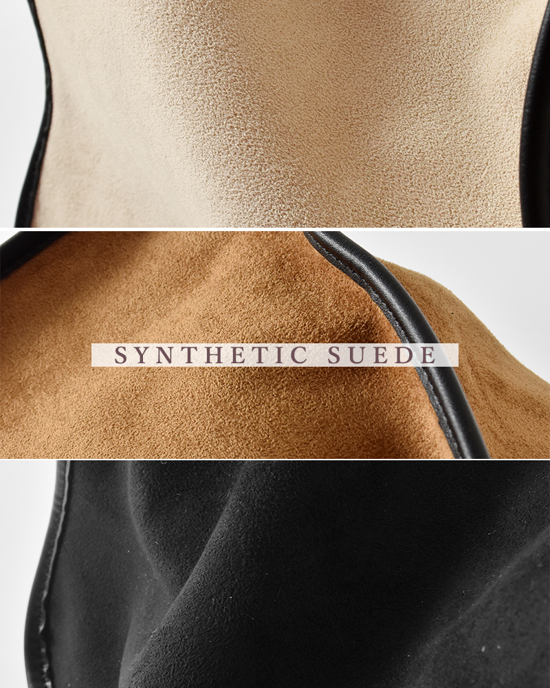 IOMMI(イオミ)シンセティックスエードパイピングハンドルインナーバッグ付きトートバッグzh-51008