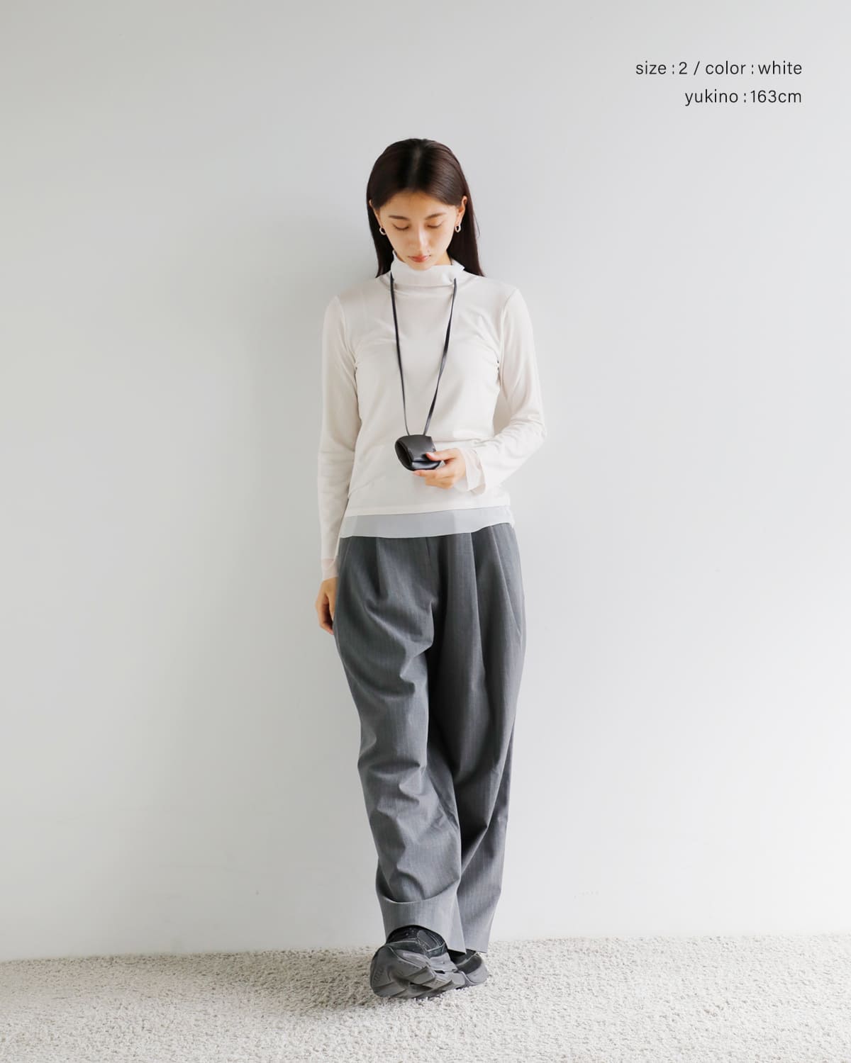 MARECHAL TERRE(マルシャルテル)パワーネットチュールハイネックプルオーバー zmt205ct109