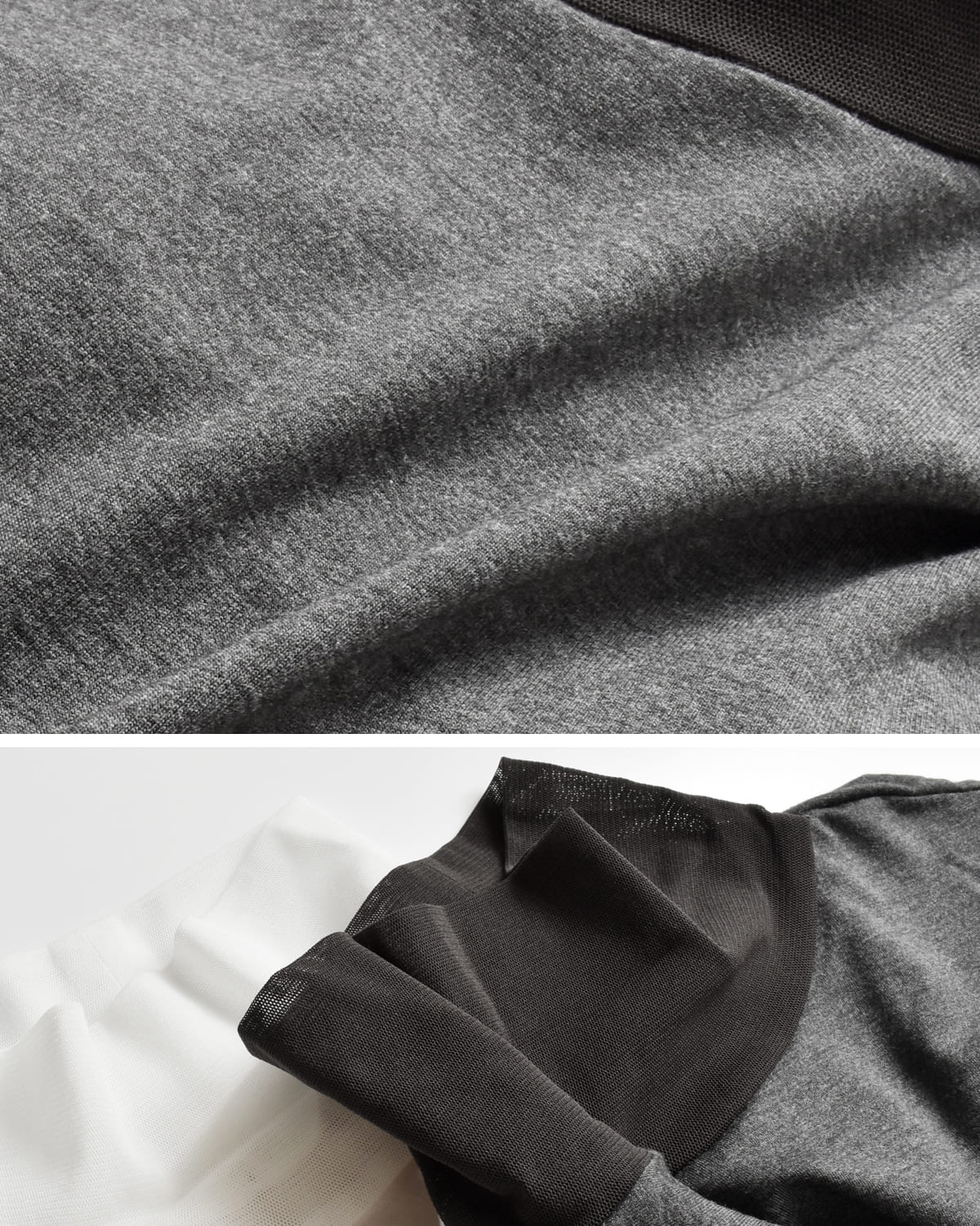 MARECHAL TERRE(マルシャルテル)パワーネットチュールハイネックプルオーバー zmt205ct109