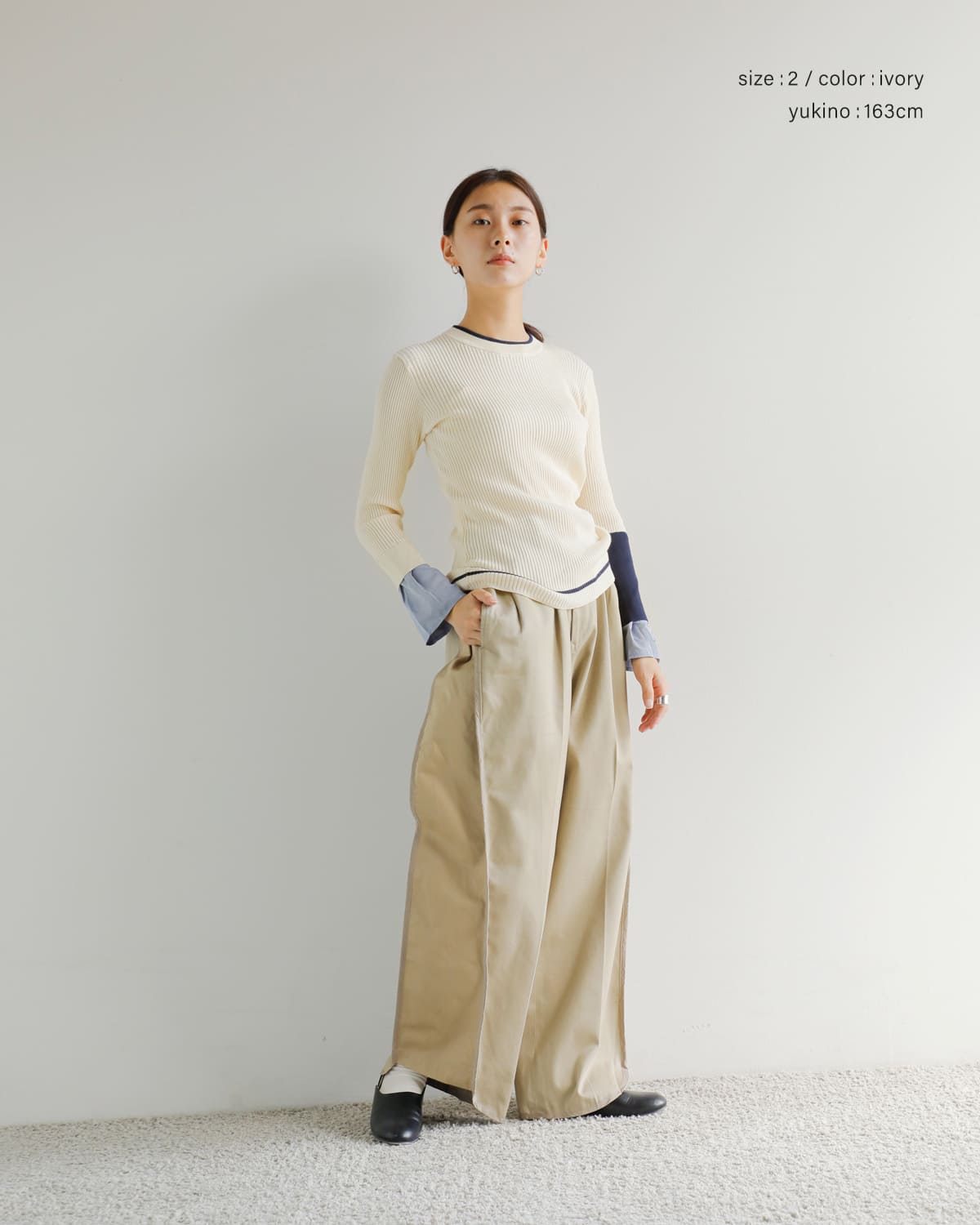 MARECHAL TERRE(マルシャルテル)レイヤードデザインカラーニットプルオーバーzmt254kn316 zmt254kn316