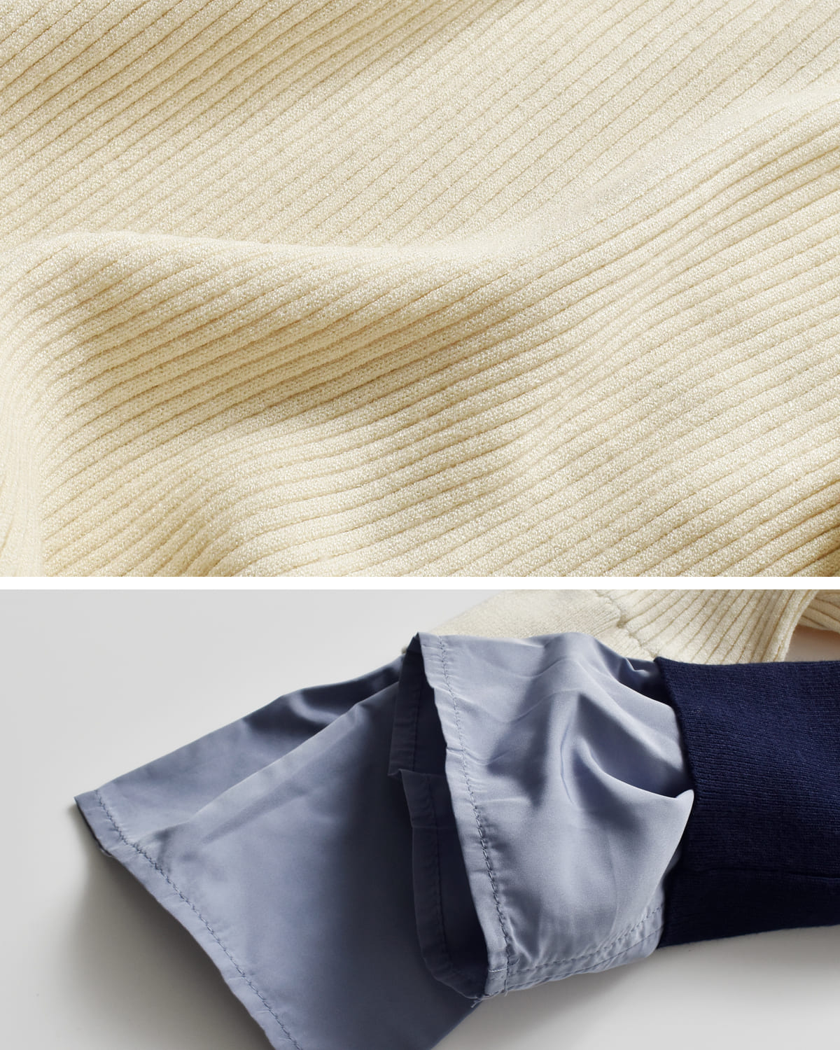 MARECHAL TERRE(マルシャルテル)レイヤードデザインカラーニットプルオーバーzmt254kn316 zmt254kn316