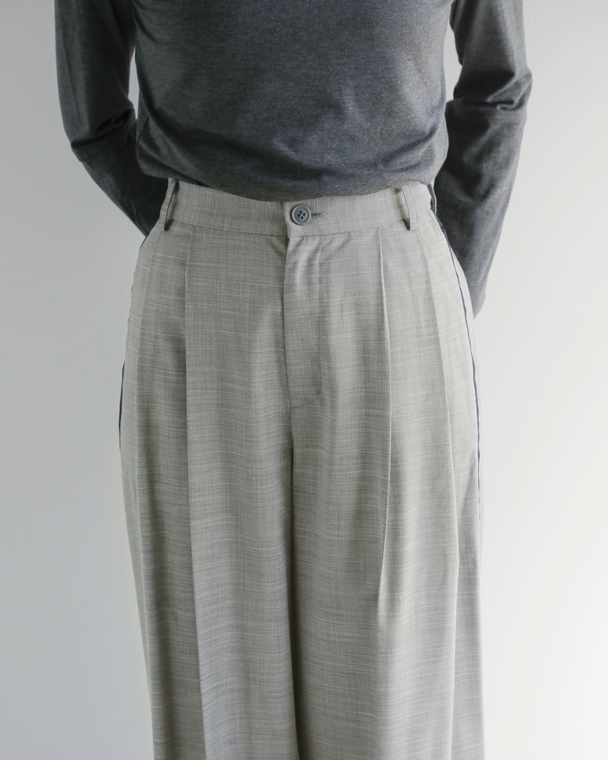 MARECHAL TERRE(マルシャルテル)プリーツラップスカート付きワイドパンツ zmt254pt325