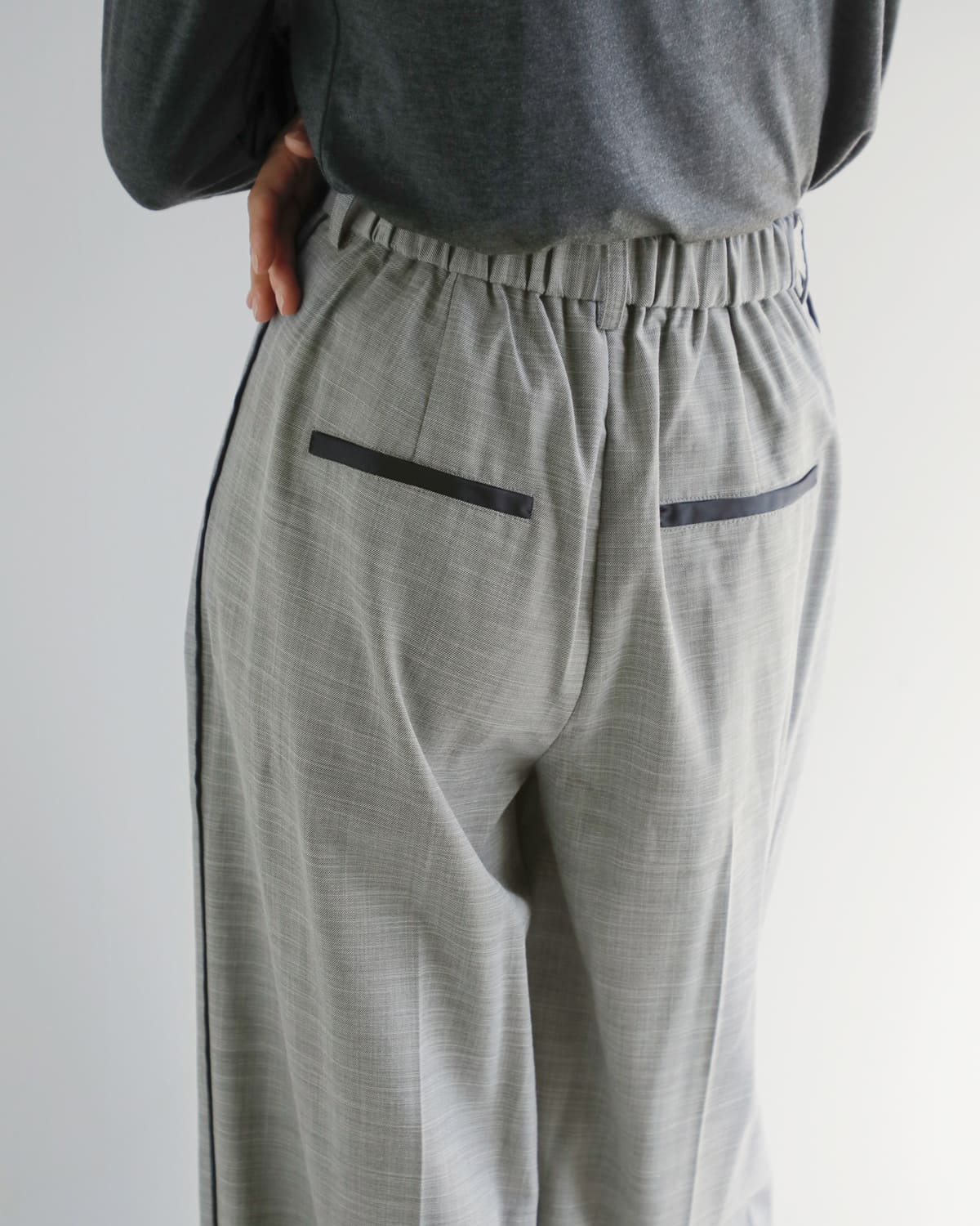 MARECHAL TERRE(マルシャルテル)プリーツラップスカート付きワイドパンツ zmt254pt325