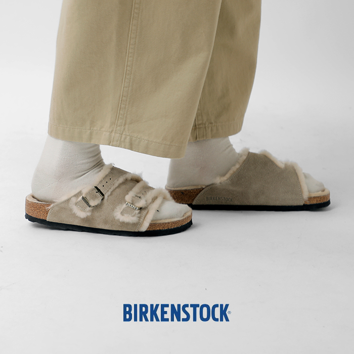 BIRKENSTOCK(ビルケンシュトック)チューリッヒシアリングスエードレザーファーナロークロッグサンダル“ZURICHSHEARLING”zurich-shearling