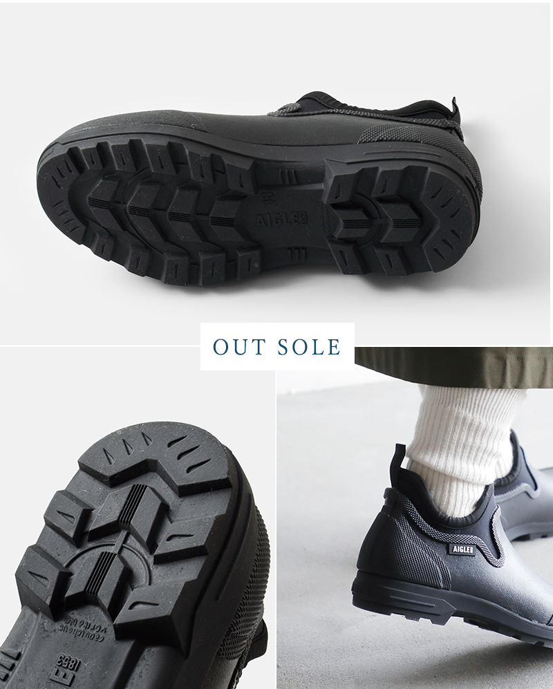 AIGLE(エーグル)アンクルラバーブーツ“LESSFORPLUSM2”zzhnb57