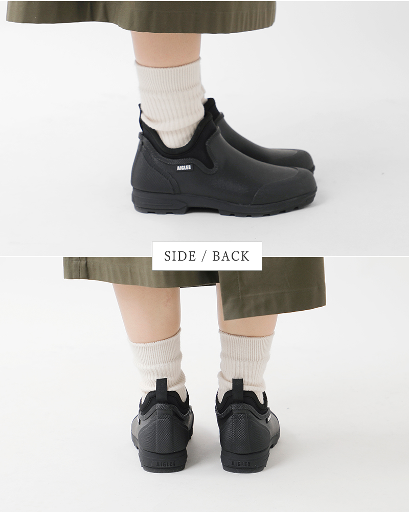 AIGLE(エーグル)アンクルラバーブーツ“LESSFORPLUSM2”zzhnb57
