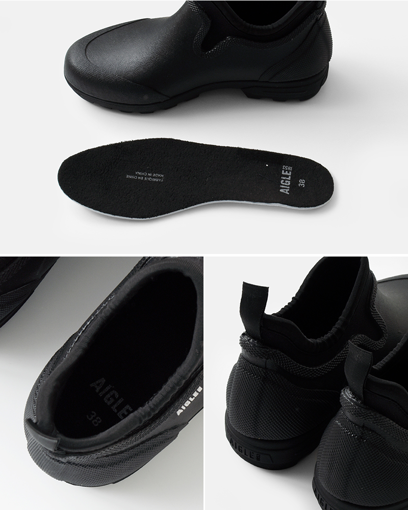 AIGLE(エーグル)アンクルラバーブーツ“LESSFORPLUSM2”zzhnb57