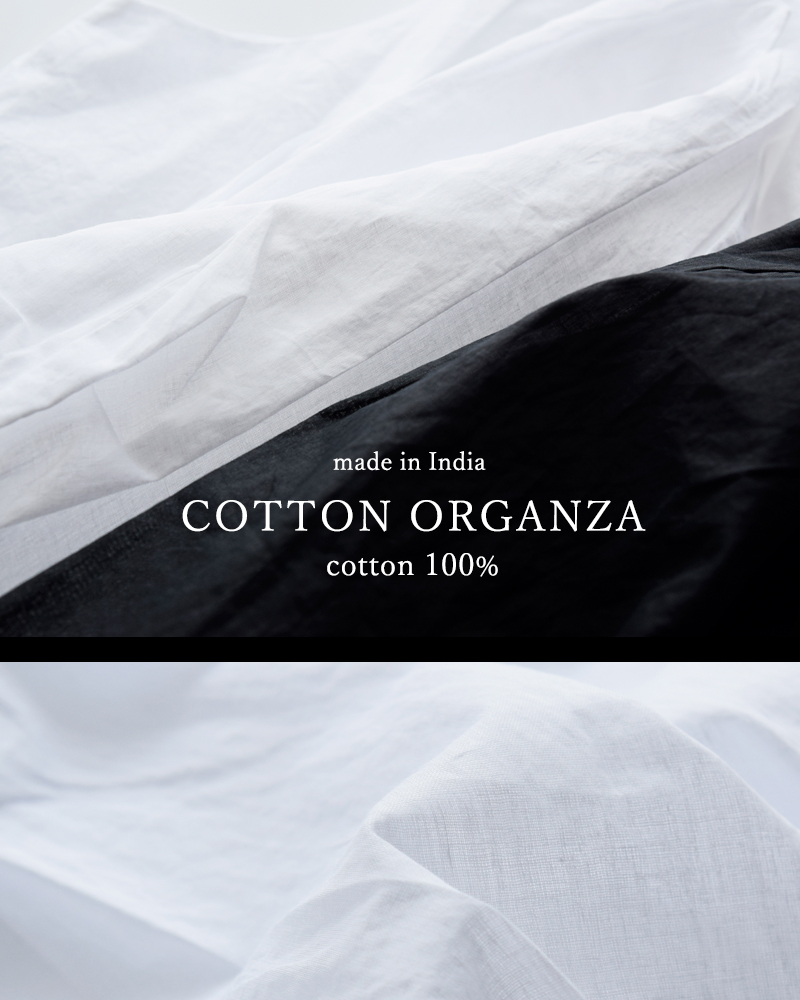 ne Quittez pas(ヌキテパ)コットンオーガンザバルーンノースリーブトップス“CottonOrganzaBalloonTop”010251gn6