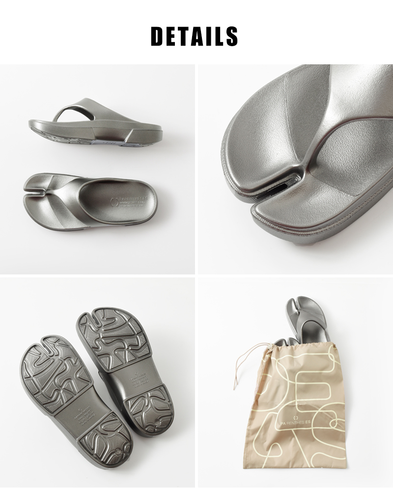 PAES(フェーズ)EVAラバーメタルリカバリーサンダル“FlipFlop”0124110067o