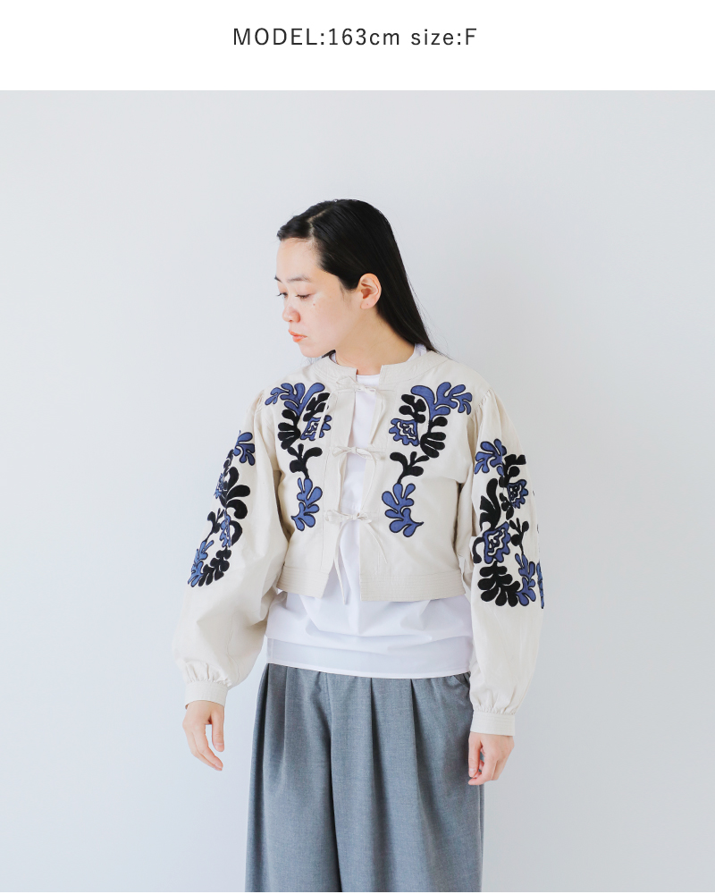 Sara Mallika サラマリカ コットン リネン パッチワーク 刺繍
