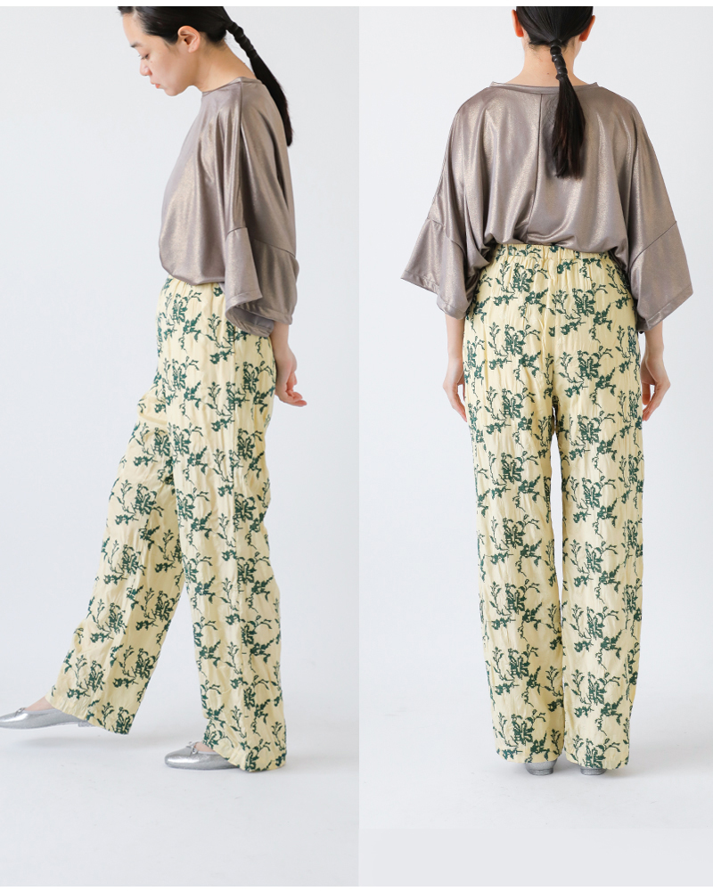 50%OFF】Sara Mallika サラマリカ レーヨン ジャガード フラワー